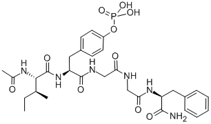 CAS 登录号：284660-72-6， N-乙酰基-L-异亮氨酰-O-膦酰-L-酪氨酰甘氨酰-L-alph-谷氨酰-L-苯丙氨酰胺