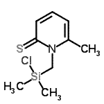CAS 登录号：285127-22-2， 1-{[氯(二甲基)硅烷基]甲基}-6-甲基-2(1H)-吡啶硫酮