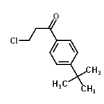 CAS 登录号：28547-33-3， 3-氯-1-[4-(2-甲基-2-丙基)苯基]-1-丙酮