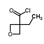 CAS 登录号：28562-62-1， 3-乙基-3-氧杂环丁烷羰基氯化物