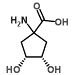 CAS 登录号：286470-54-0， (3R,4S)-1-氨基-3,4-二羟基环戊烷e羧酸