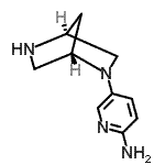 CAS 登录号：286943-18-8， 5-[(1S,4S)-2,5-二氮杂双环[2.2.1]庚-2-基]-2-吡啶胺