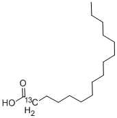 CAS 登录号：287100-87-2， 十六烷酸-2-13C