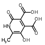 CAS#: 2874-38-6, 5-Hydroxy-6-Methyl-2-Oxo-1,2-Dihydro-3,4-Pyridinedicarboxylic Acid
