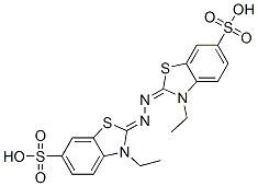 CAS#: 28752-68-3, 2,2'-(1,2-Hydrazinediylidene)Bis[3-Ethyl-2,3-Dihydro-6-Benzothiazolesulfonic acid