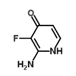 CAS 登录号：287916-12-5， 2-氨基-3-氟-4(1H)-吡啶酮