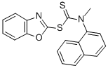 CAS#: 28820-28-2, 2-Benzoxazolethiol N-methyldithio-1-naphthalenecarbamate