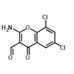 CAS 登录号：288399-45-1， 2-氨基-6,8-二氯-4-氧代-4H-苯并吡喃-3-甲醛