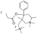 CAS#: 28866-33-3, Trimethyl-[(1,1,3,6-Tetramethyl-4-Phenyl-4-Propanoyloxy-5,6-Dihydro-2H-Pyridin-3-Yl)Methyl]Azanium Diiodide