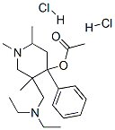 CAS#: 28866-62-8, [5-(Diethylaminomethyl)-1,2,5-Trimethyl-4-Phenyl-4-Piperidyl] Acetate Dihydrochloride