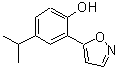 CAS 登录号：288844-44-0， 4-异丙基-2-(1,2-恶唑-5-基)苯酚