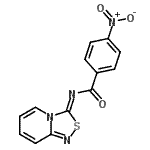 CAS#: 28912-76-7, 4-Nitro-N-[(3Z)-[1,2,4]Thiadiazolo[4,3-a]Pyridin-3-Ylidene]Benzamide