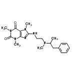 CAS#: 28947-50-4, 1,3,7-Trimethyl-8-({2-[Methyl(1-Phenyl-2-Propanyl)Amino]Ethyl}Amino)-3,7-Dihydro-1H-Purine-2,6-Dione