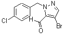 CAS 登录号：289504-53-6， 4-溴-1-(4-氯苄基)-1H-吡唑-5-甲醛