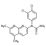 CAS#: 289630-79-1, 1-(3,4-Dichlorophenyl)-1-(5,7-Dimethyl-1,8-Naphthyridin-2-Yl)Urea