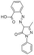 CAS 登录号：2898-84-2， 2-[(4,5-二氢-3-甲基-5-氧代-1-苯基-1H-吡唑-4-基)偶氮]苯甲酸