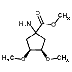 CAS#: 289886-42-6, Methyl (3R,4S)-1-Amino-3,4-Dimethoxycyclopentanecarboxylate