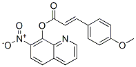 CAS 登录号：29002-06-0， 3-(4-甲氧基苯基)丙烯酸 7-硝基-8-喹啉基酯
