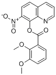 CAS 登录号：29007-19-0， 2,3-二甲氧基苯甲酸 7-硝基-8-喹啉基酯