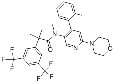 CAS#: 290296-68-3, 2-[3,5-Bis(Trifluoromethyl)Phenyl]-N,2-Dimethyl-N-[4-(2-Methylphenyl)-6-Morpholin-4-Yl-Pyridin-3-Yl]Propanamide