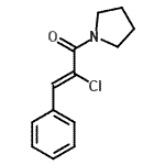 CAS#: 292153-68-5, (2Z)-2-Chloro-3-Phenyl-1-(1-Pyrrolidinyl)-2-Propen-1-One