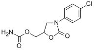 CAS 登录号：29218-31-3， 3-(P-氯苯基)-2-氧代-5-恶唑烷基甲基氨基甲酸酯
