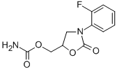 CAS 登录号：29218-35-7， 3-(O-氟苯基)-2-氧代-5-恶唑烷基甲基氨基甲酸酯