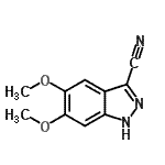 CAS#: 29281-09-2, 5,6-Dimethoxy-1H-Indazole-3-Carbonitrile