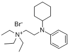 CAS 登录号：2933-19-9， (2-(N-环己基苯胺基)乙基)三乙基铵溴化物