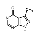 CAS#: 2942-47-4, 3-Methyl-1,5-Dihydro-4H-Pyrazolo[3,4-d]Pyrimidin-4-One