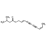 CAS#: 29444-87-9, (2E,8Z)-2,8-Decadiene-4,6-Diyn-1-Yl 3-Methylbutanoate