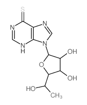 CAS#: 2946-43-2, 9-(6'-Deoxy-beta-D-Allofuranosyl)-6-Thiopurine