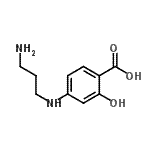 CAS#: 295307-79-8, 4-[(3-Aminopropyl)Amino]-2-Hydroxybenzoic Acid