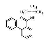 CAS#: 29585-78-2, N-(2-Methyl-2-Propanyl)-2-Biphenylcarboxamide