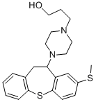 CAS#: 29604-16-8, 4-[10,11-Dihydro-8-(methylthio)dibenzo[b,f]thiepin-10-yl]-1-Piperazinepropanol