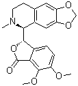 CAS#: 29617-43-4, (3S)-6,7-Dimethoxy-3-[(5S)-6-Methyl-5,6,7,8-Tetrahydro[1,3]Dioxolo[4,5-g]Isoquinolin-5-Yl]-2-Benzofuran-1(3H)-One