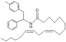 CAS 登录号：29619-86-1， (9Z,12Z)-N-[(1S)-2-(4-甲基苯基)-1-苯基乙基]-9,12-十八碳二烯酰胺