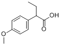 CAS#: 29644-99-3, 2-(4-Methoxyphenyl)Butanoic Acid