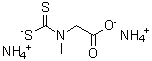 CAS#: 29664-09-3, Diammonium sarcosinedithiocarbamate