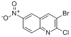 CAS#: 296759-32-5, 3-Bromo-2-Chloro-6-Nitro-Quinoline