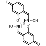CAS#: 29724-75-2, Copper(2+) Bis{(6Z)-6-[(Hydroxyamino)Methylene]-3-Oxo-1,4-Cyclohexadien-1-Olate}