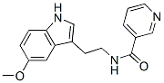 CAS 登录号：29745-42-4， N-[2-(5-甲氧基-1H-吲哚-3-基)乙基]吡啶-3-甲酰胺