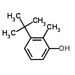 CAS 登录号：29759-28-2， 2-甲基-3-(2-甲基-2-丙基)苯酚