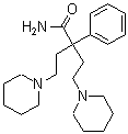 CAS#: 2977-24-4, alpha-Phenyl-alpha-[2-(1-Piperidinyl)Ethyl]-1-Piperidinebutanamide