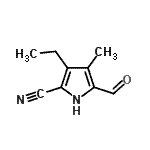 CAS#: 297731-35-2, 3-Ethyl-5-Formyl-4-Methyl-1H-Pyrrole-2-Carbonitrile