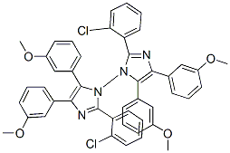 CAS#: 29777-36-4, 2,2'-Bis(2-Chlorophenyl)-4,4',5,5'-Tetrakis(3-Methoxyphenyl)-1,1'-Bi-1H-Imidazole