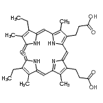 CAS#: 29790-16-7, 3-[2-[(Z)-[3-(2-Carboxyethyl)-5-[(Z)-(4-Ethyl-3-Methyl-5-Oxo-Pyrrol-2-Ylidene)Methyl]-4-Methyl-Pyrrol-2-Ylidene]Methyl]-5-[(Z)-(3-Ethyl-4-Methyl-5-Oxo-Pyrrol-2-Ylidene)Methyl]-4-Methyl-1H-Pyrrol-3-Yl]Propanoic Acid