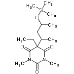 CAS#: 29836-74-6, 5-Ethyl-1,3-Dimethyl-5-{4-[(Trimethylsilyl)Oxy]-2-Pentanyl}-2,4,6(1H,3H,5H)-Pyrimidinetrione