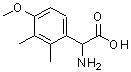 CAS 登录号：299168-04-0， 氨基(4-甲氧基-2,3-二甲基苯基)乙酸