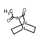 CAS#: 29924-76-3, 2-Acetyl-1,2,4-Triazabicyclo[2.2.2]Octan-3-One